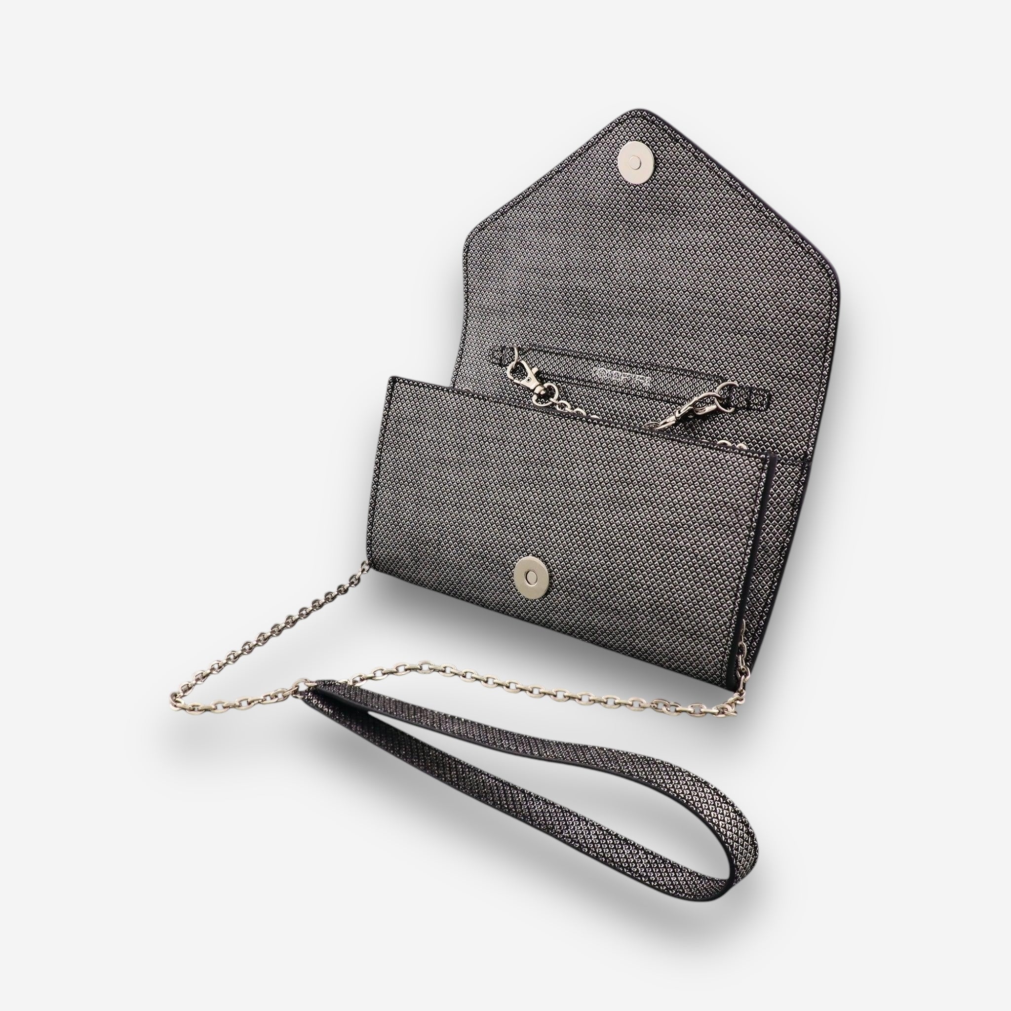 Whisper Silver - Graphite Metallic-crossbody bag-COLDFIRE