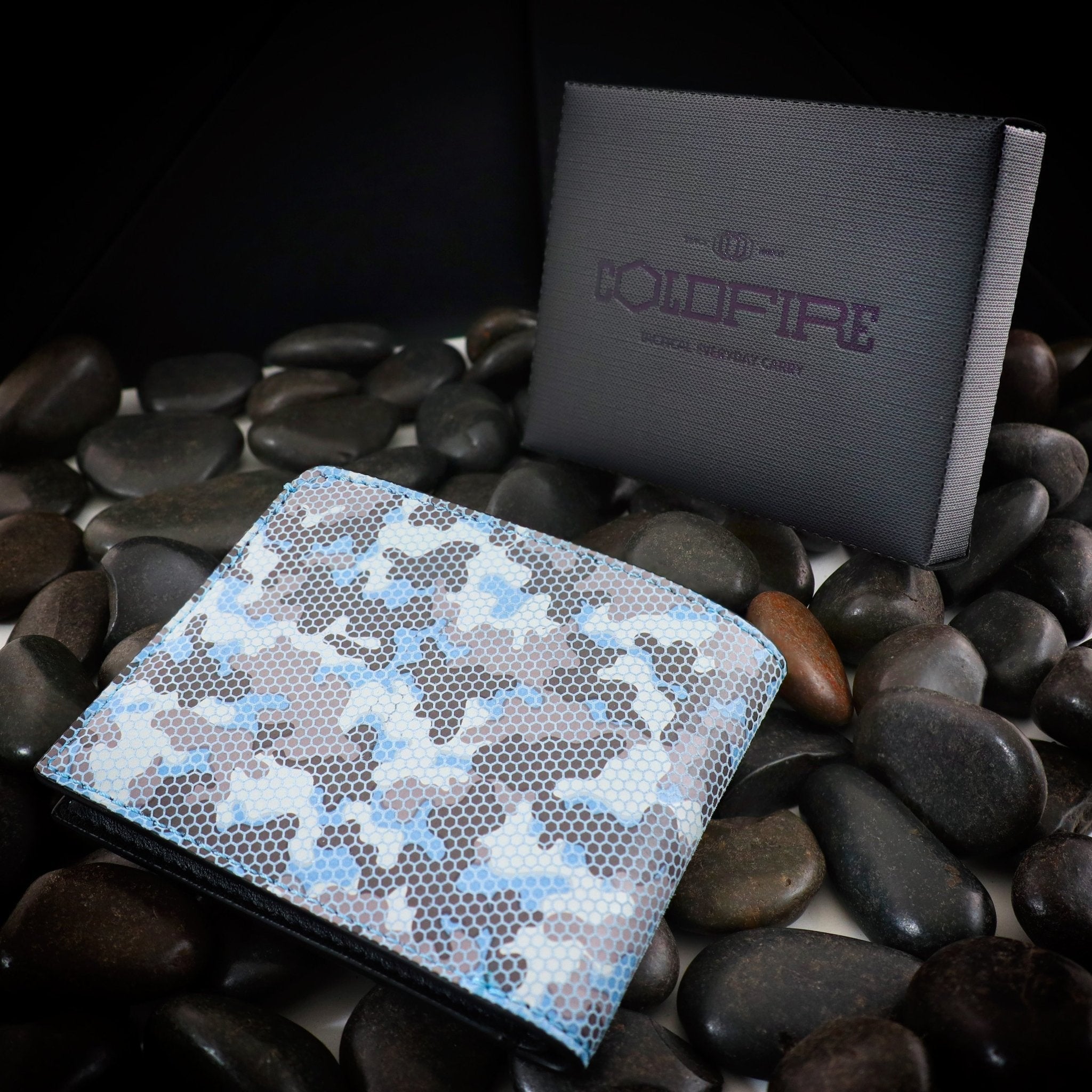 Unisex Wallet 6cc - Camo - Sky | COLDFIRE - lifestyle