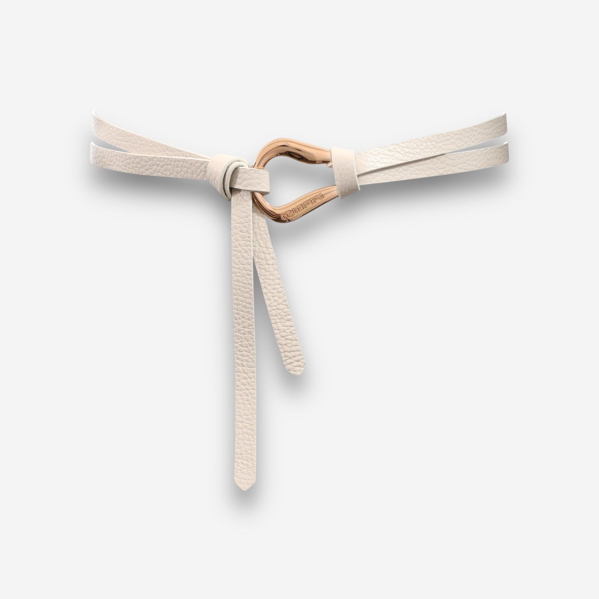 Elysian Knot Belt - Off White Gold-women's belt-COLDFIRE